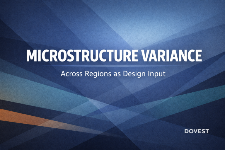 Microstructure Variance Across Regions in Systems 