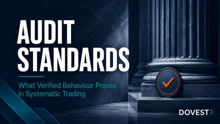 Audit Standards Systematic Trading: What Behaviour Proves