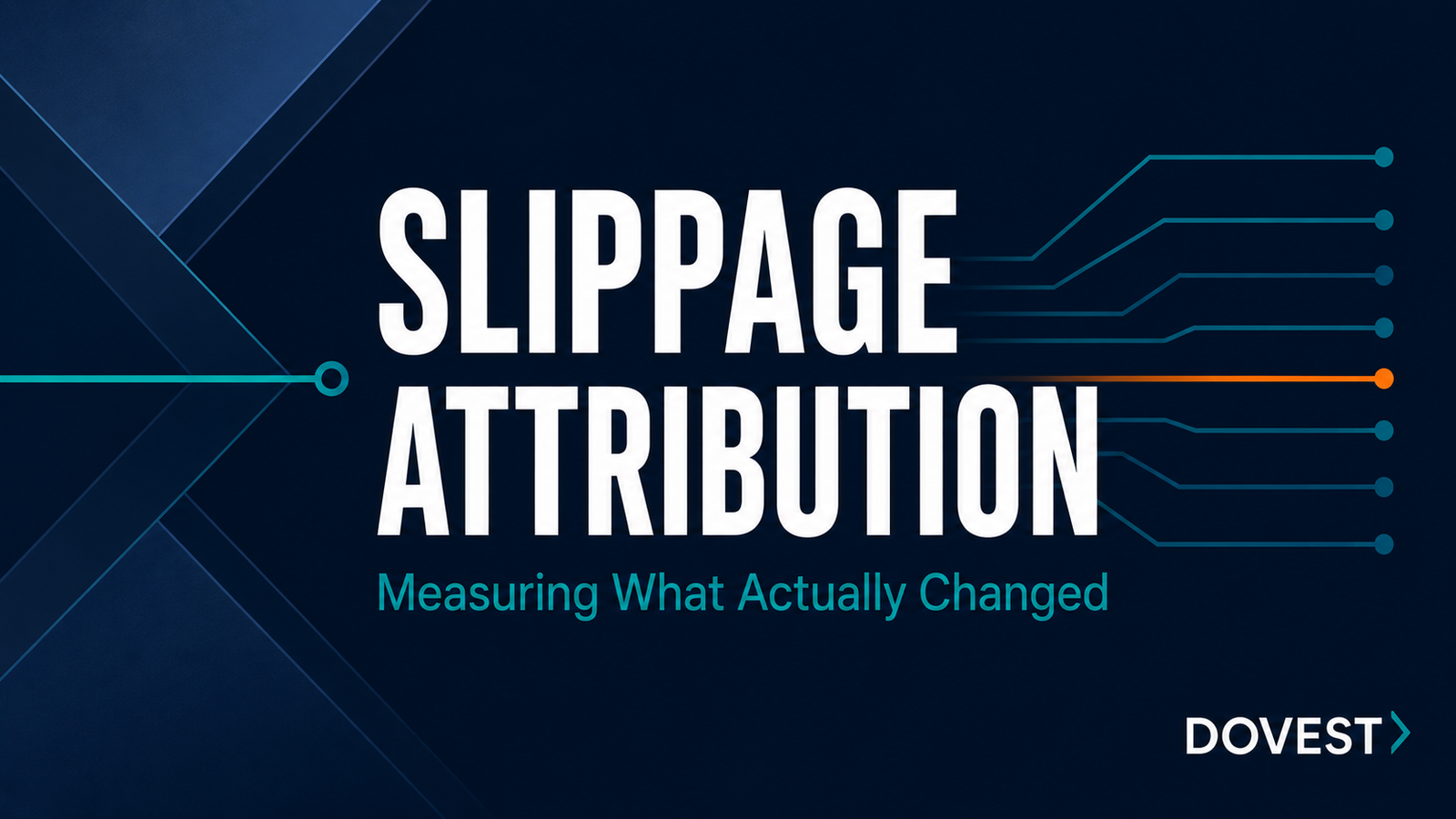 Slippage Attribution: Measuring What Actually Changed 